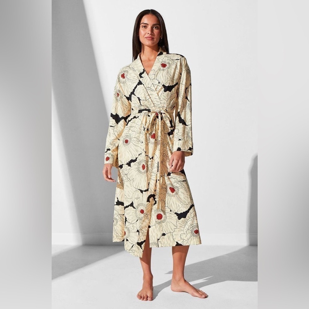 The noli shop Poppy Soft Long robe No Belt SzSmall